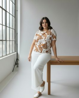 Co-Ord Σετ Kimono & Wide Leg Παντελόνι