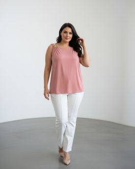 Boho Μάξι Φόρεμα με Ethnic Τρέσα – Style 2